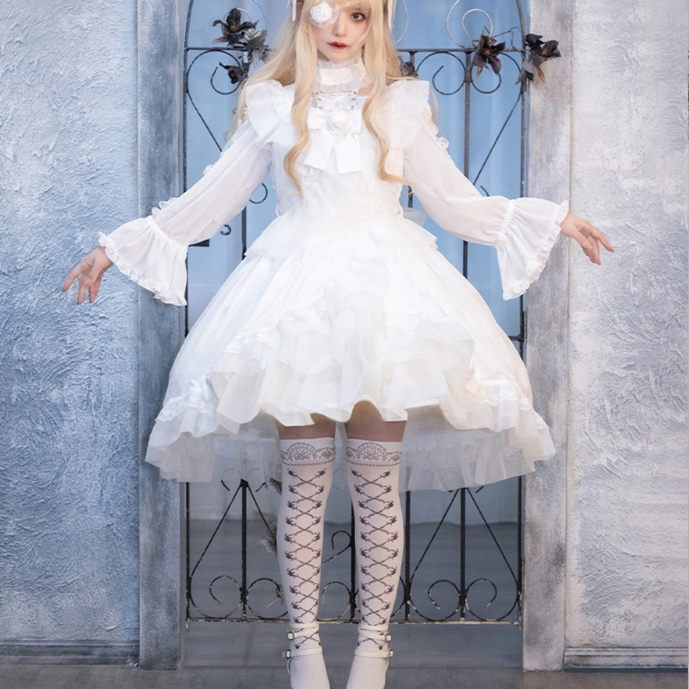 Elegant White Lolita Dress